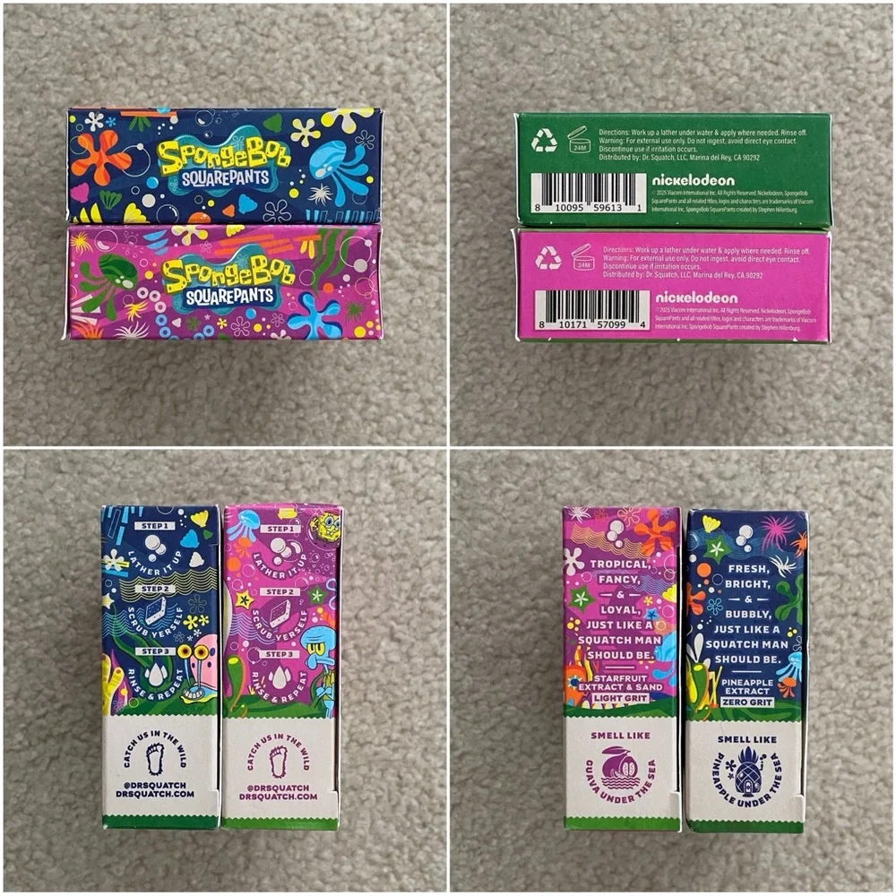 Dr. Squatch Nautical Nonsense, Sea Star Shenanigans Bricc Soap + Deodorant Set